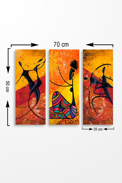 Wallity Cuadro Decorativo de MDF Multicolor (3 Piezas) Wallity Cuadro Decorativo de MDF Multicolor (3 Piezas)